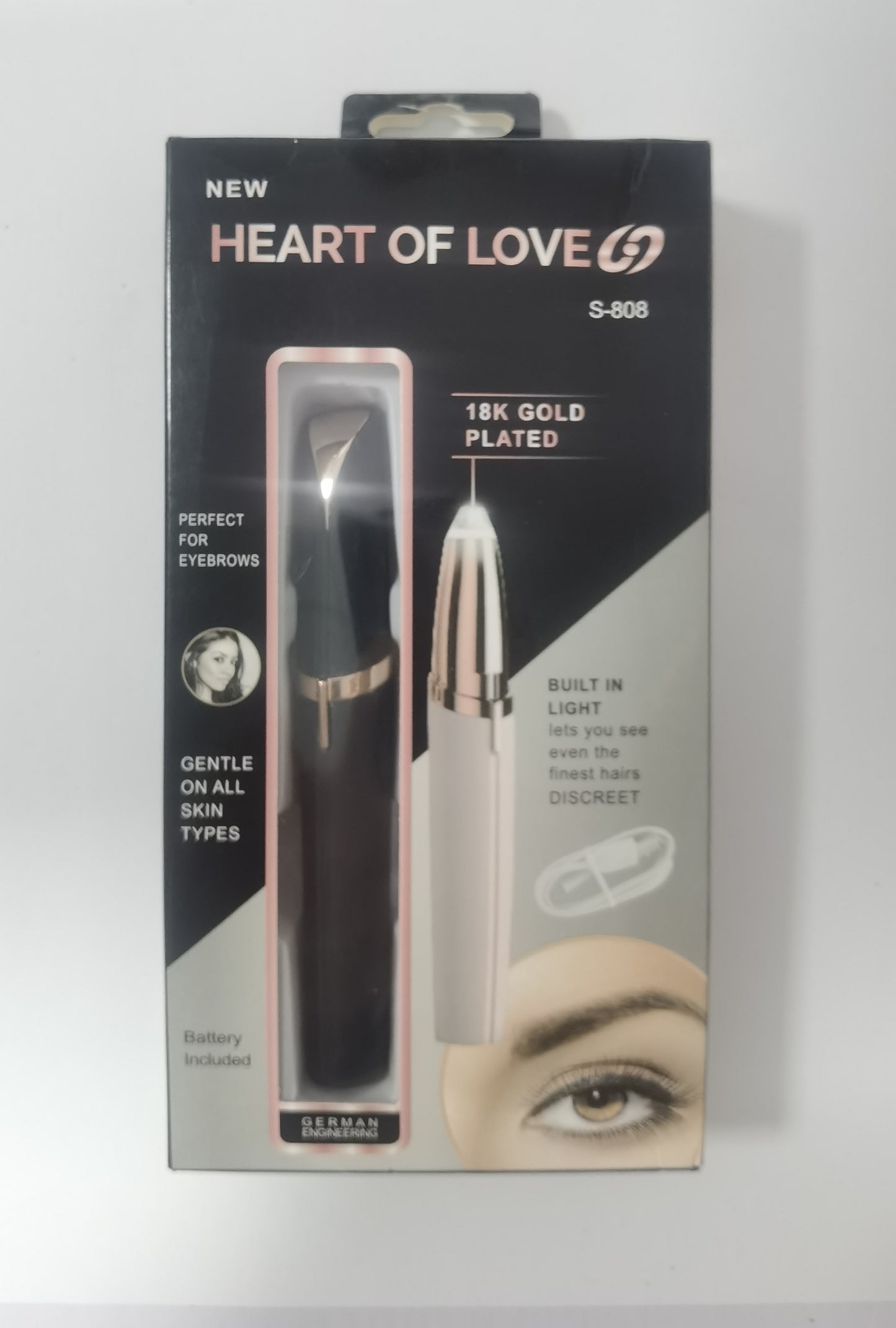 Mini Electric Eyebrow Trimmer & Hair Remover