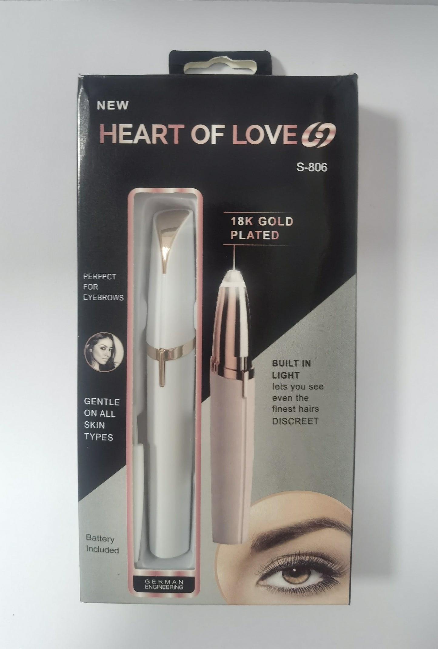 Mini Electric Eyebrow Trimmer & Hair Remover