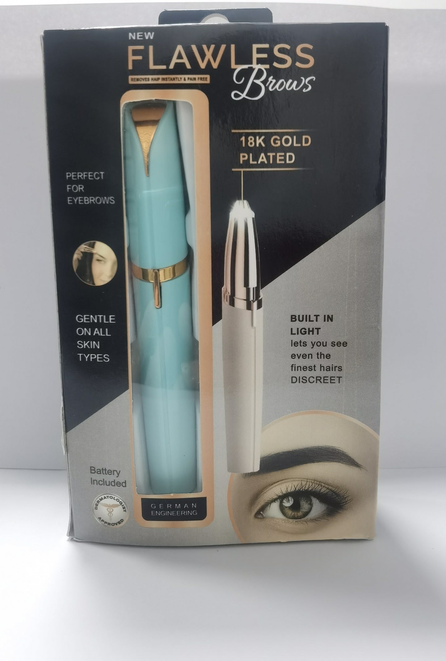 Mini Electric Eyebrow Trimmer & Hair Remover