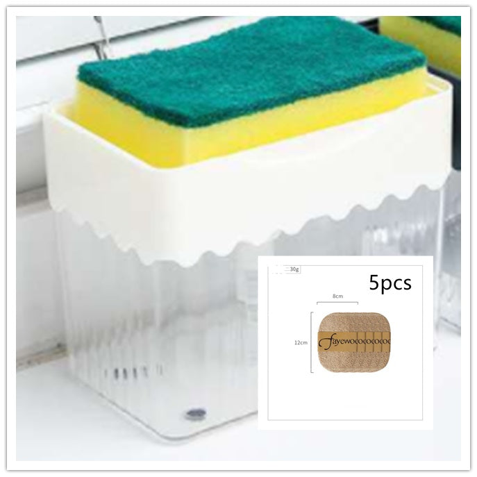 2-in-1 Soap Dispenser & Sponge Caddy