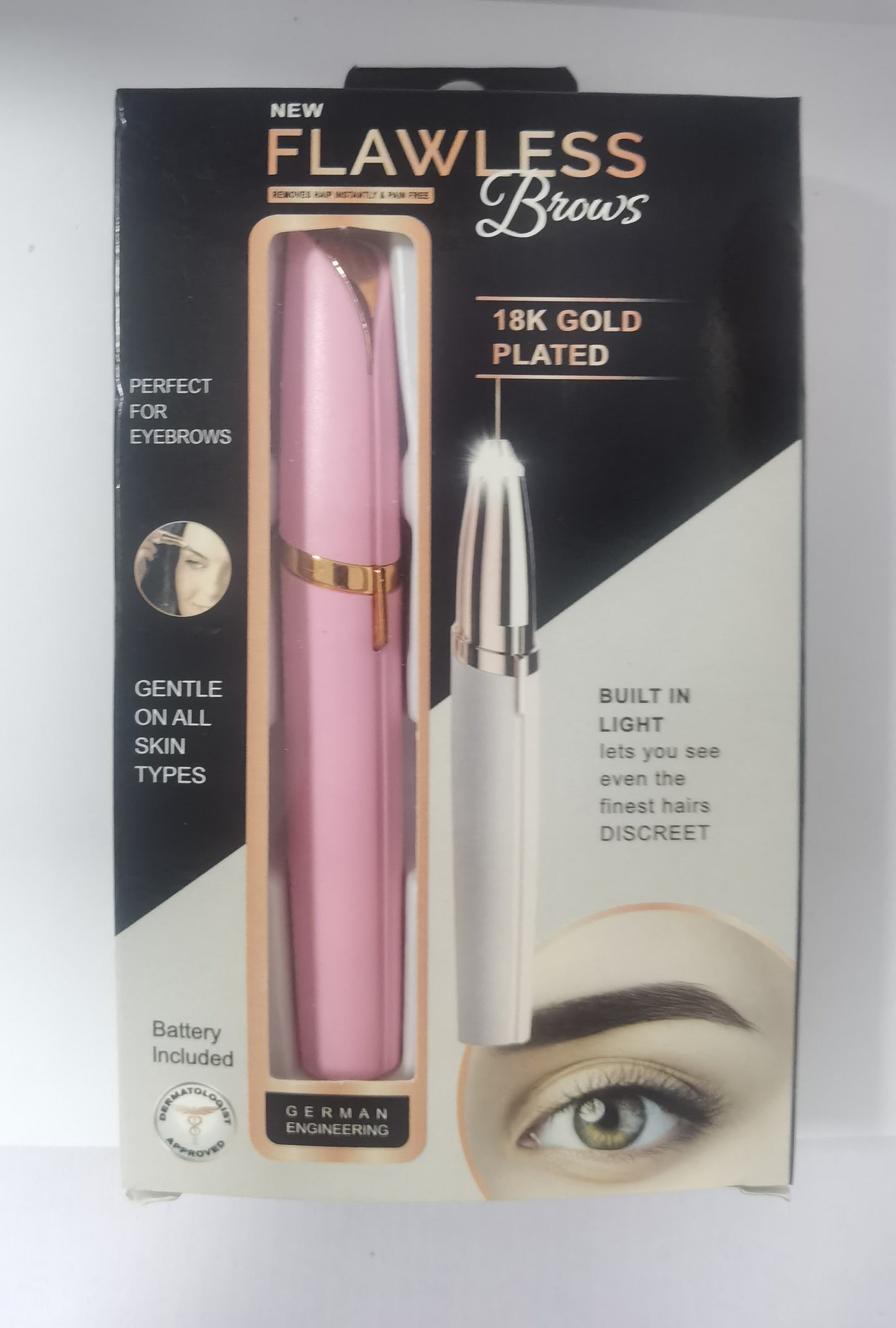 Mini Electric Eyebrow Trimmer & Hair Remover