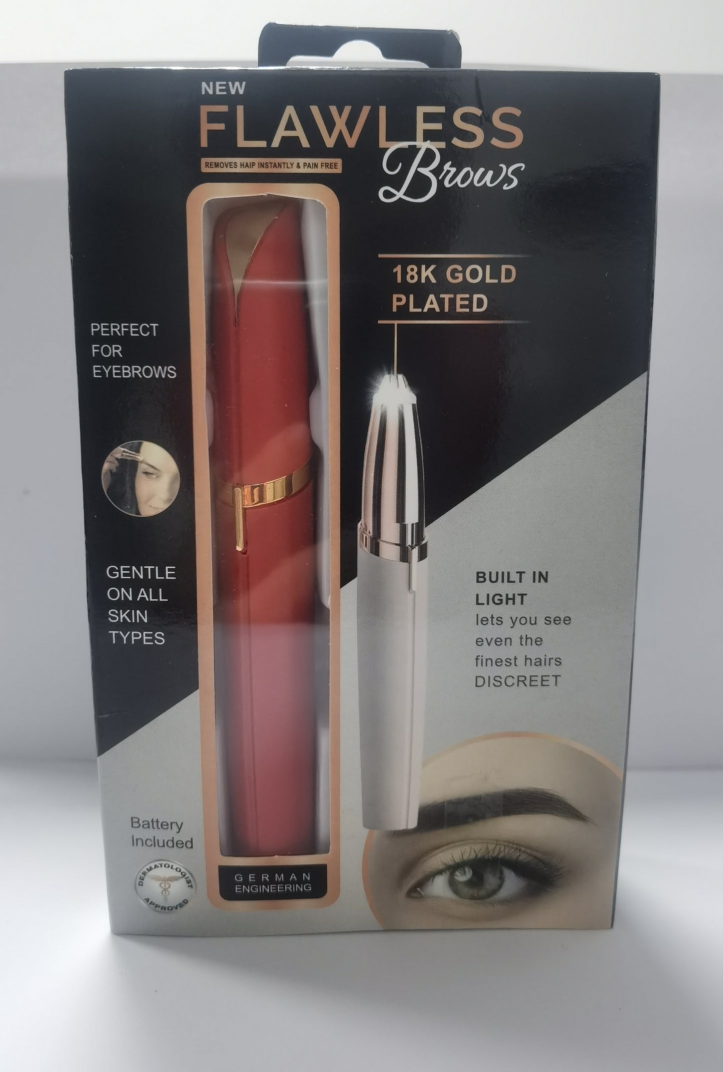 Mini Electric Eyebrow Trimmer & Hair Remover
