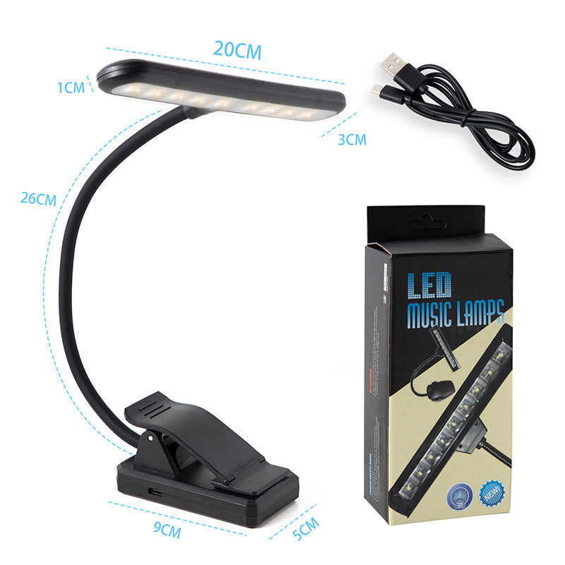 Clip-on Reading Light With Battery Indicator