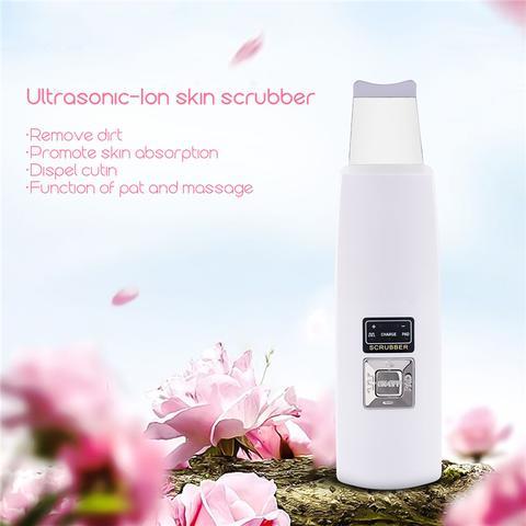 Ultrasonic Facial Skin Scrubber & Blackhead Remover