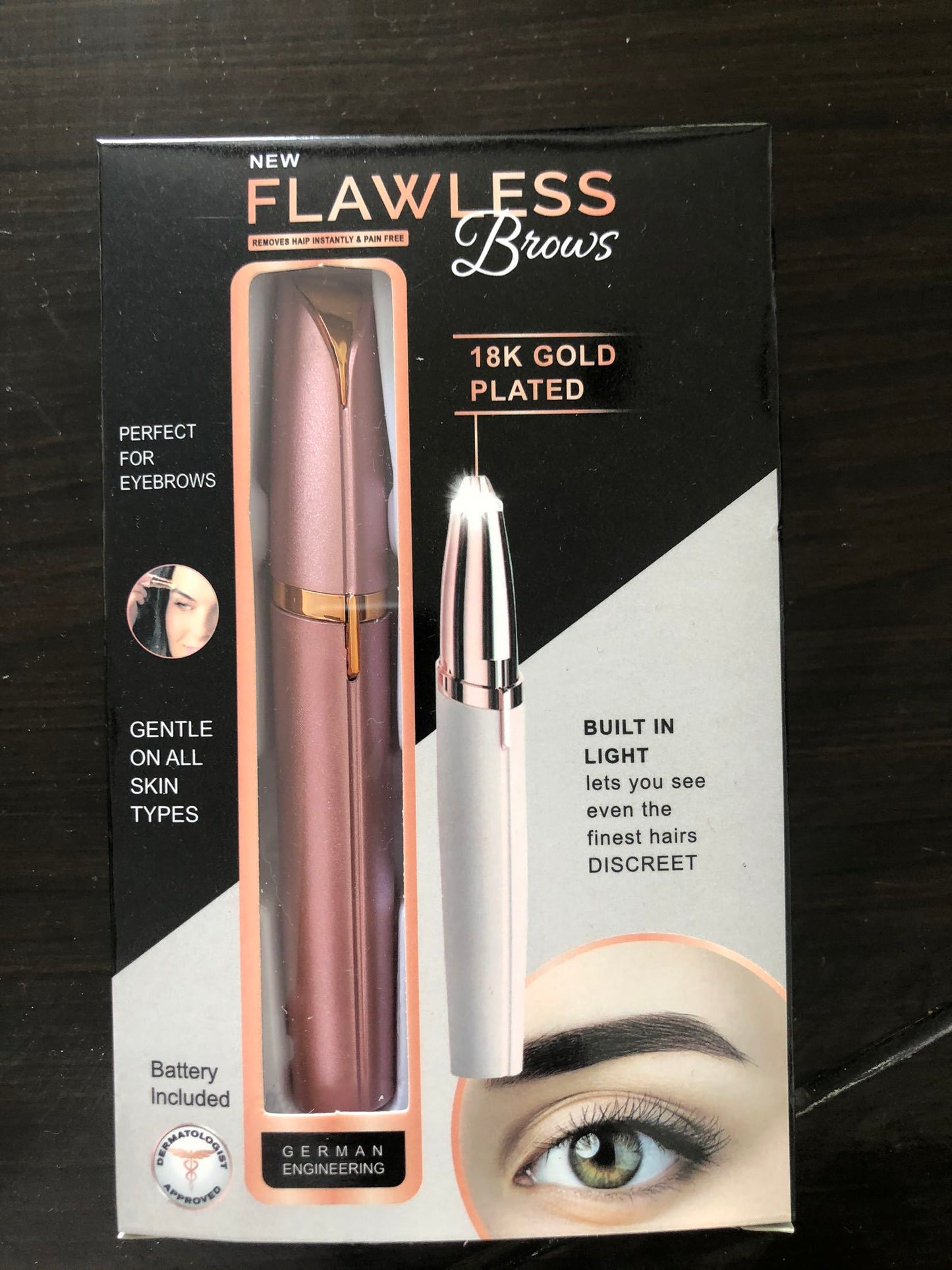 Mini Electric Eyebrow Trimmer & Hair Remover