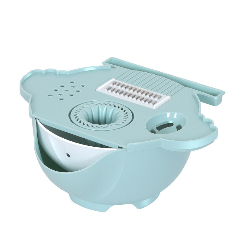 Multifunctional Vegetable Slicer & Grater with Basket
