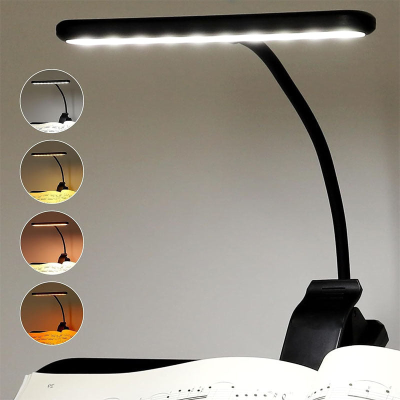Clip-on Reading Light With Battery Indicator
