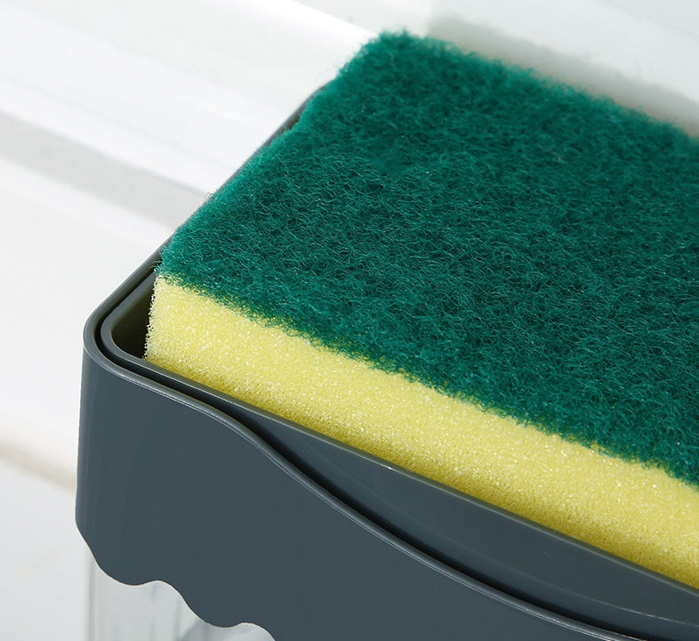 2-in-1 Soap Dispenser & Sponge Caddy