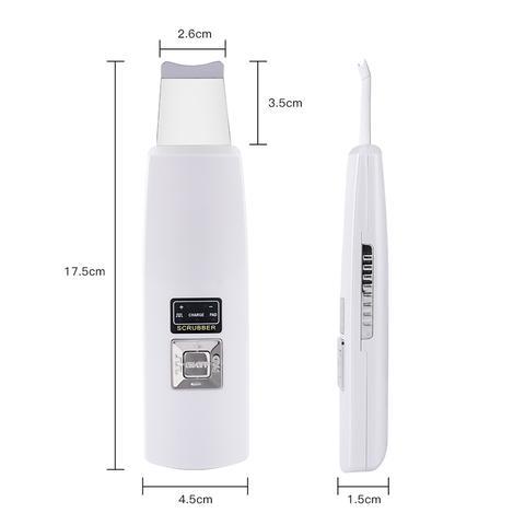 Ultrasonic Facial Skin Scrubber & Blackhead Remover