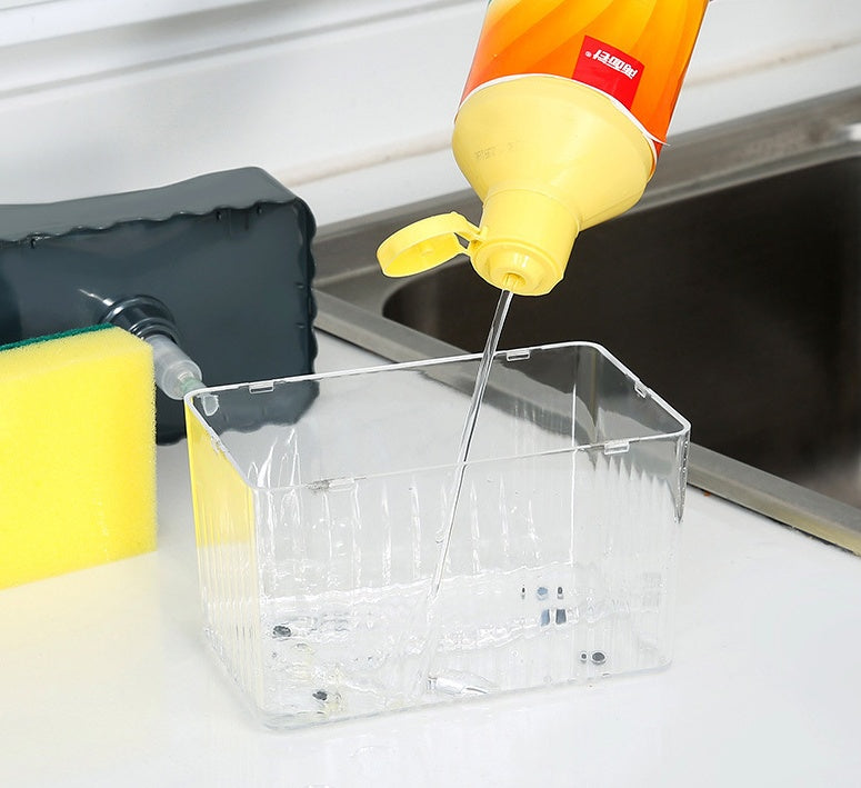 2-in-1 Soap Dispenser & Sponge Caddy