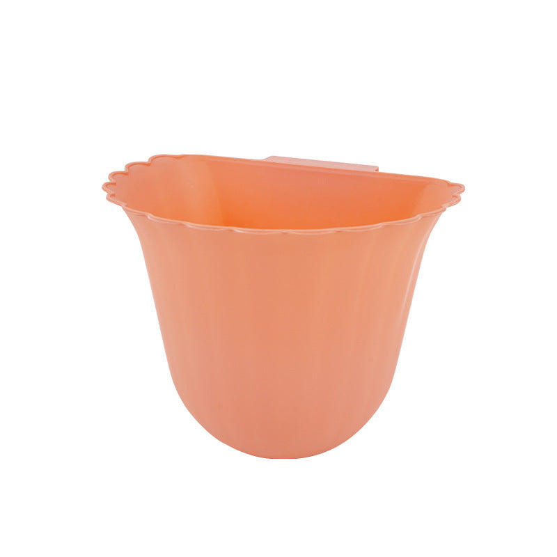 Flower-Shaped Hanging Kitchen Trash Bin