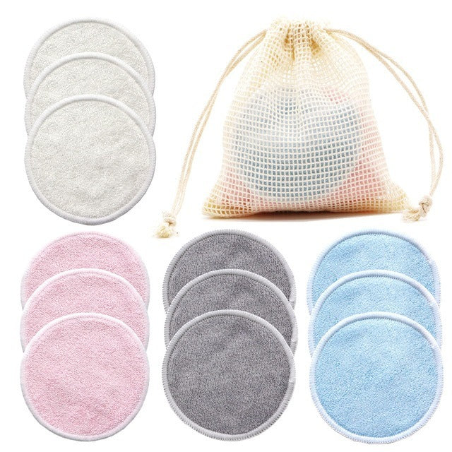 12PC Reusable Cotton Makeup Remover Pads