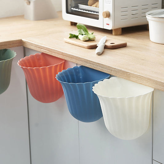 Flower-Shaped Hanging Kitchen Trash Bin