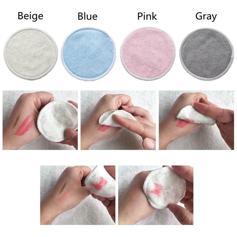 12PC Reusable Cotton Makeup Remover Pads